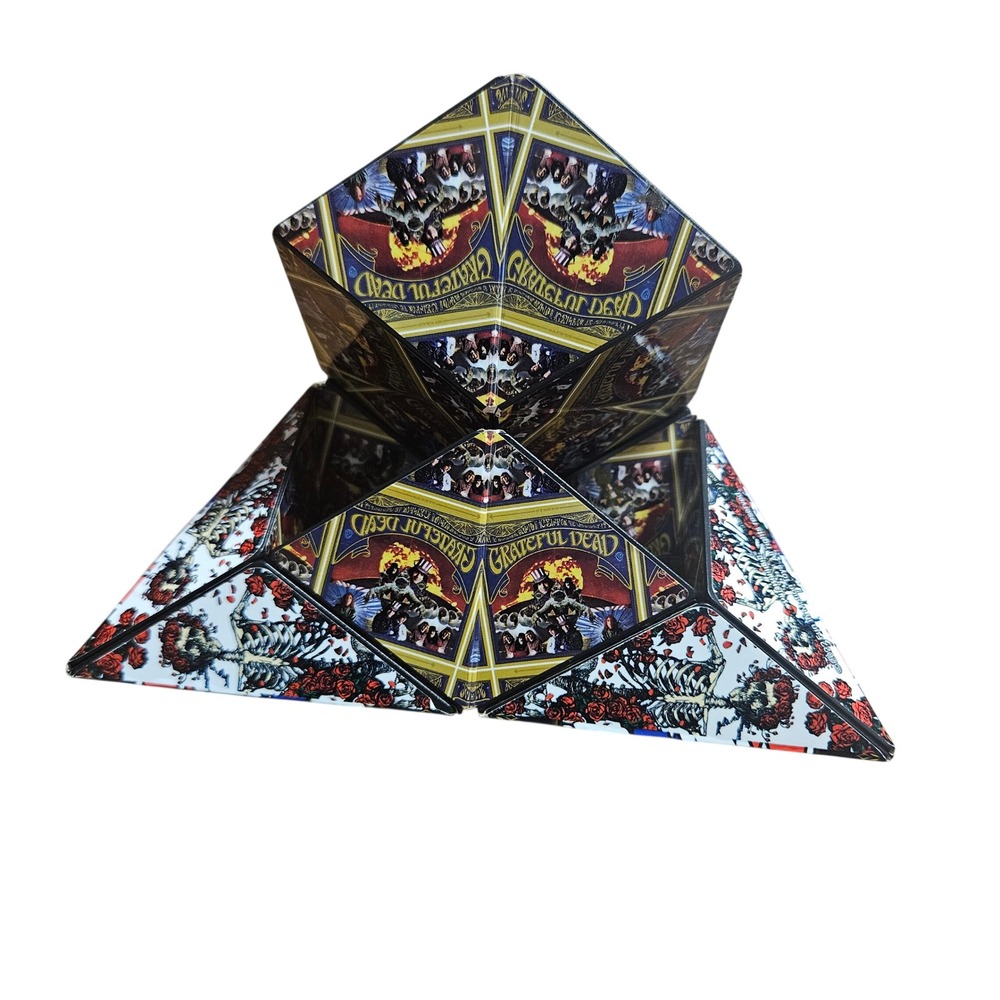 Grateful Dead Shashibo Steal Your Face Magnetic Puzzle Cube Shape Shifting‎ Box